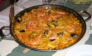 paella di pesce